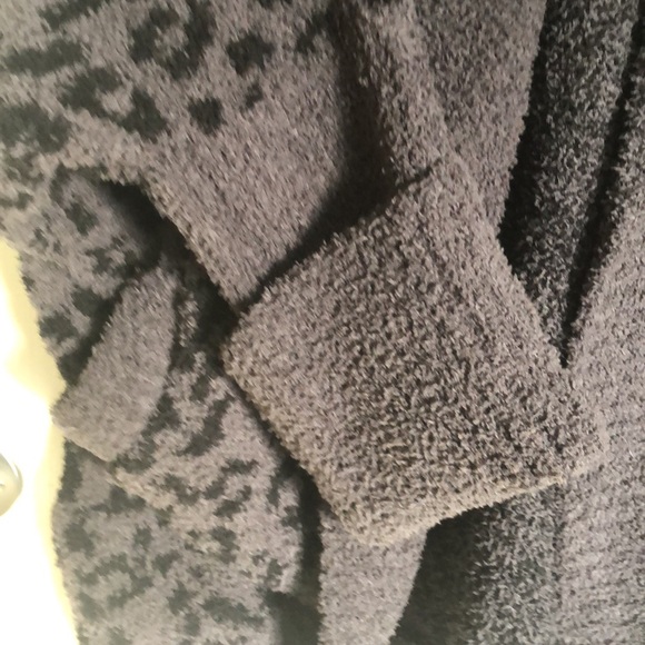 Black and grey cocoon cardigan - Picture 2 of 5